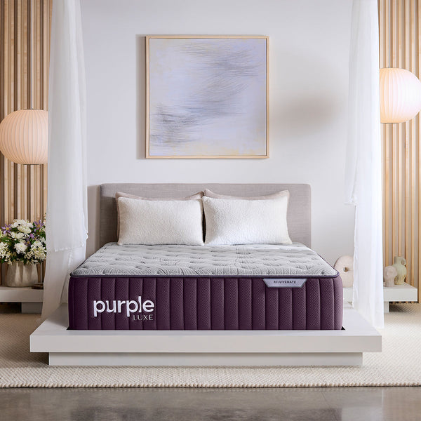 Purple Rejuvenate Mattress In Bedroom