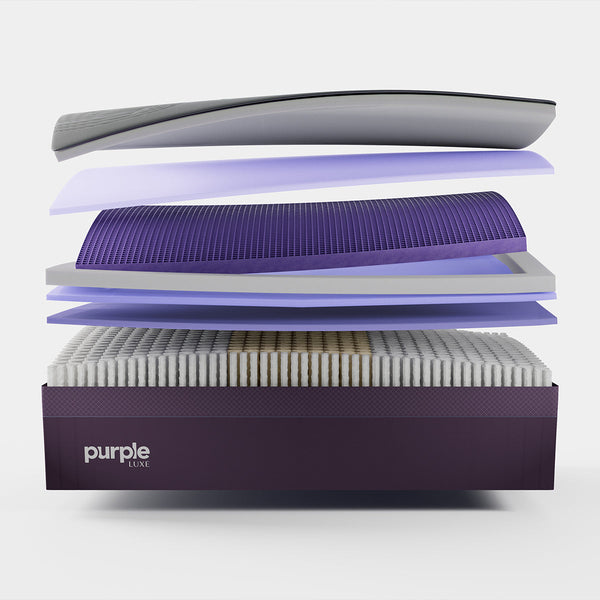 Purple Rejuvenate Plus Mattress layer cutaway