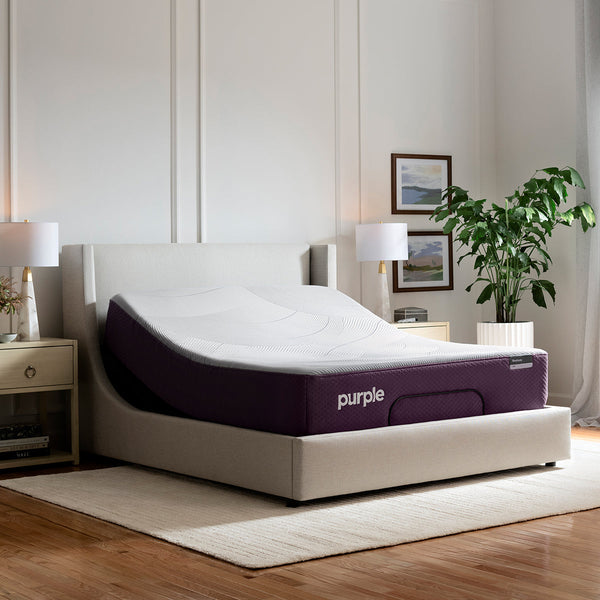 Purple Restore Firm Mattress on adjustable base