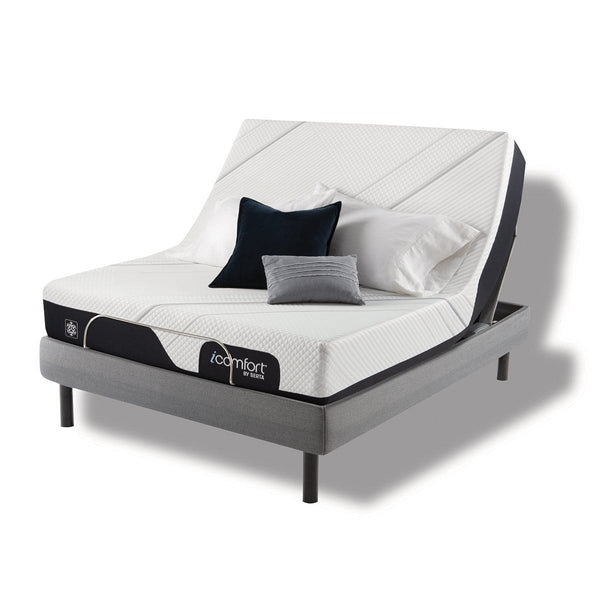 Serta iComfort CF1000 Medium Mattress on Adjustable Base