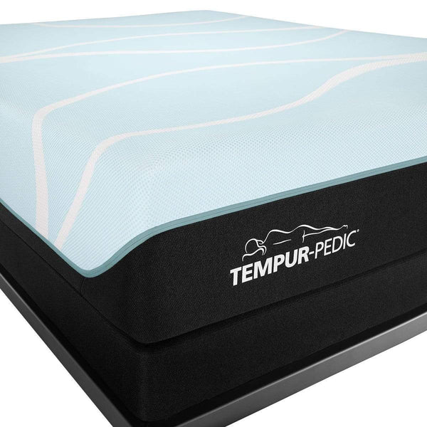 TEMPUR-PRObreeze MEDIUM HYBRID MATTRESS CORNER LOGO