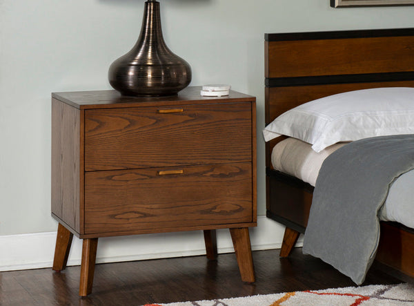 Hudson 2-Drawer Nightstand-Lifestyle