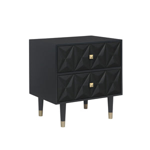 Geo Nightstand in Black