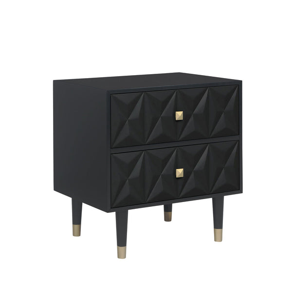 Geo Nightstand in Black