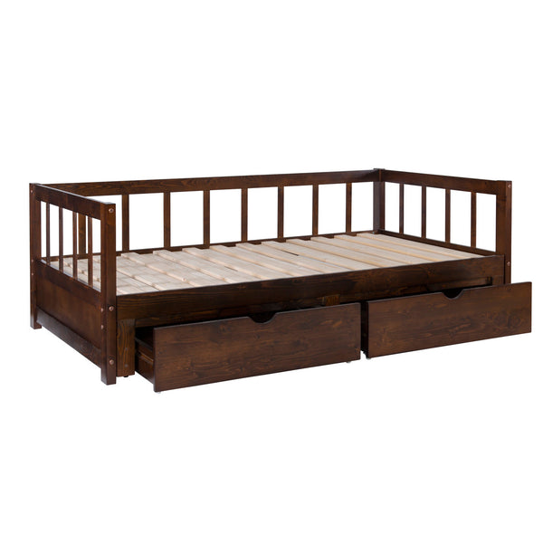 Hope Daybed with Drawers in Espresso