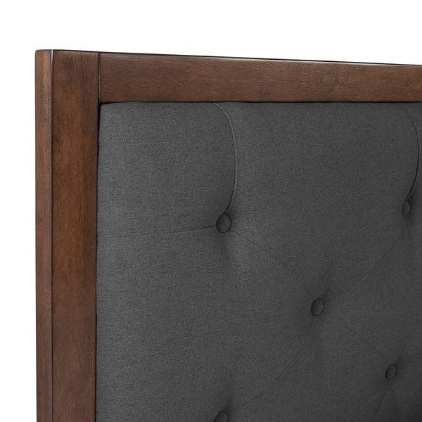 Hudson Upholstered Platform Bed-headboard closeup