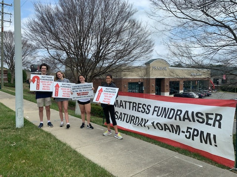 Local fundraising sponsored by Mattress Warehouse