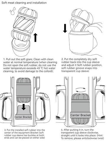 How to clean leten airplane cup