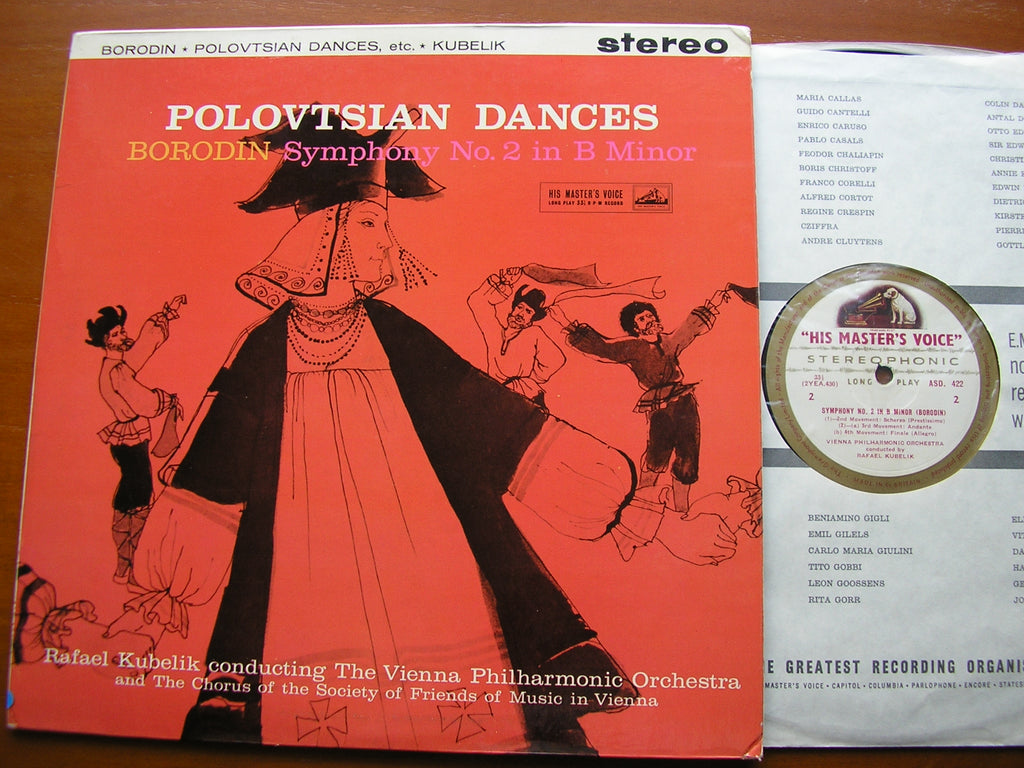 BORODIN: SYMPHONY No. POLOVTSIAN DANCES KUBELIK VIENNA PHILHARMO –  Kingsway Hall Classical Records