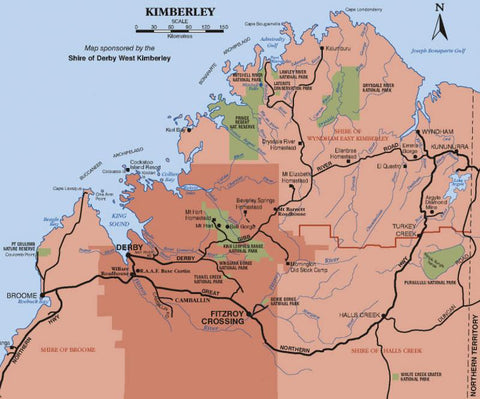 Gibb River Road Map