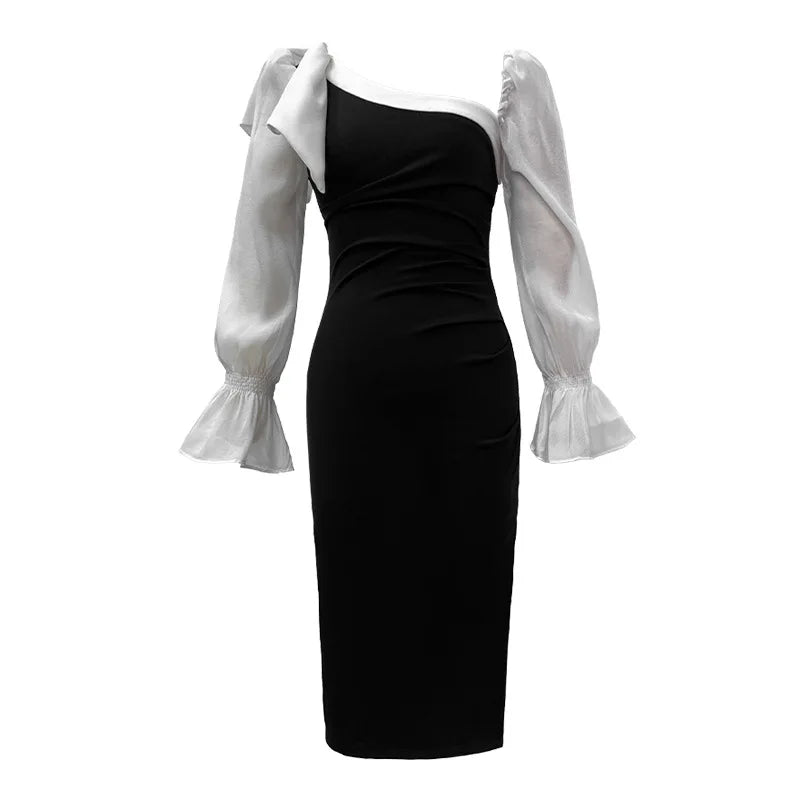 Stylish Women's Evening Dress: Chic, Sweet, Sexy Bodycon Midi