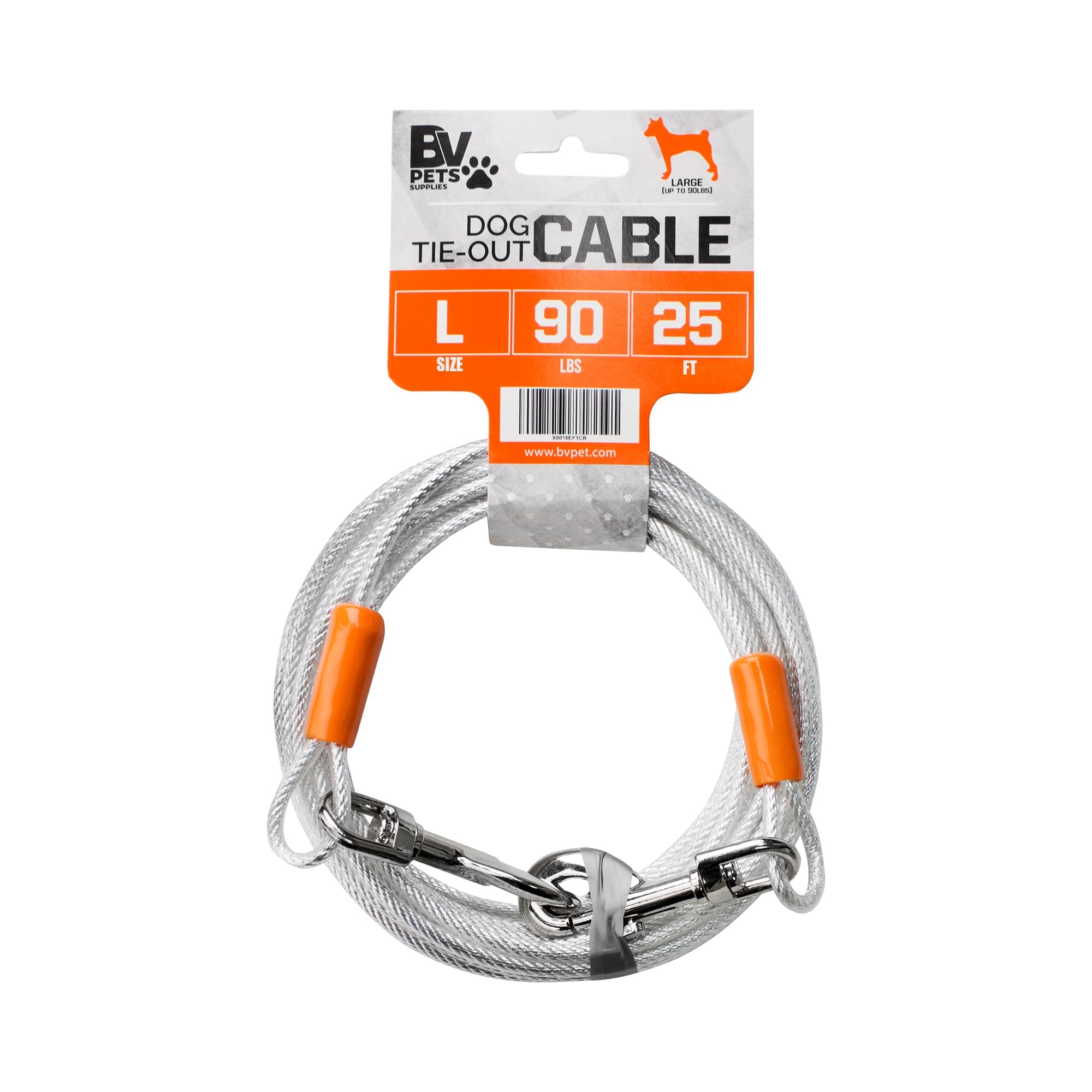 MARQUE Bike Security Steel Cable - 3/8 inch (10 mm) Thick (4', 7',15' or  30') Vinyl Coated Braided Steel with Double Sealed Looped Ends for U-Lock