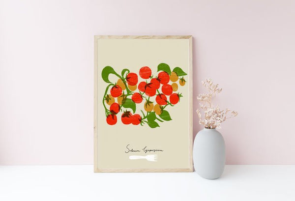 ANEK | YELLOW CHERRY TOMATOES | アートプリント/ポスター (50x70cm