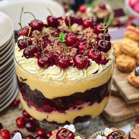 Cherry trifle