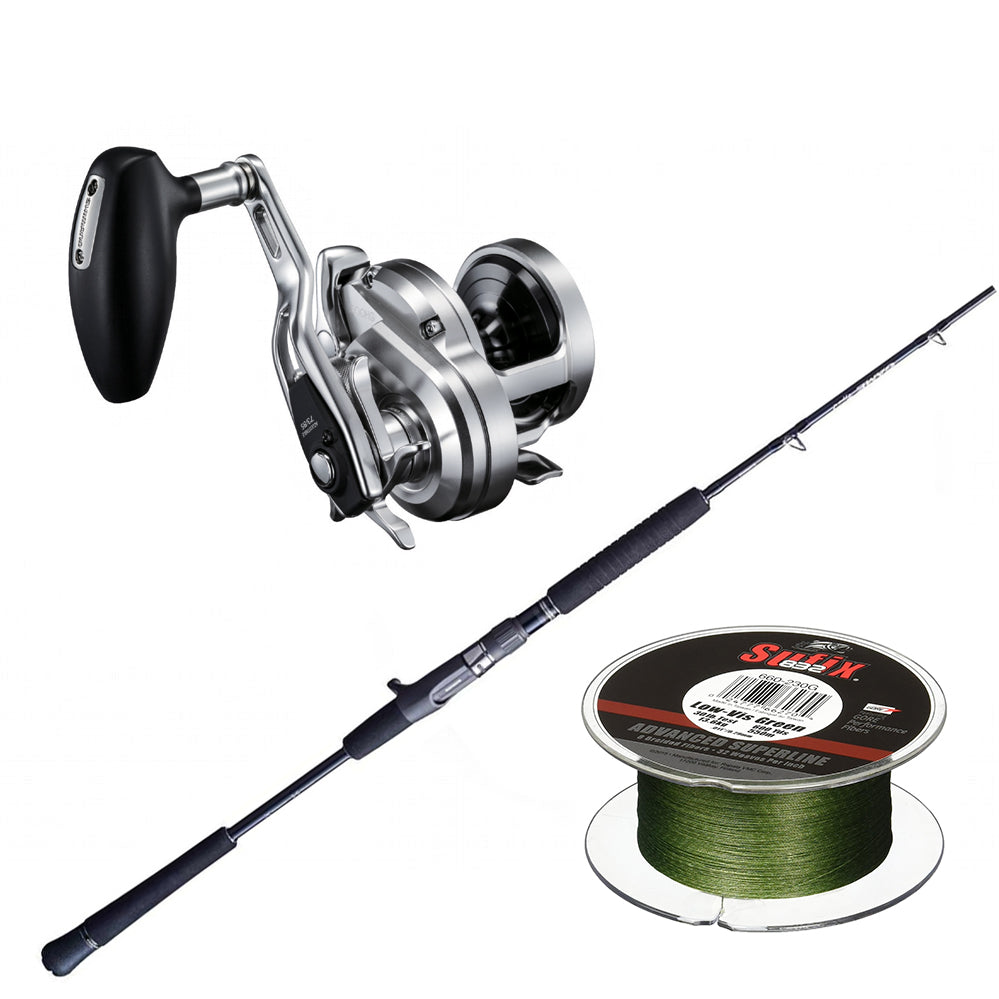 Shimano Game Type J Casting XH 56 5FT6IN with SHIMANO Ocea Jigger 4000 with  SUFIX 832 BRAID 600 Yds Combo from SHIMANO/SHIMANO/SUFIX - CHAOS Fishing
