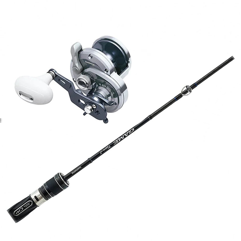 Shimano Game Type J Casting H 5 5FT6IN and Conventional Reel from
