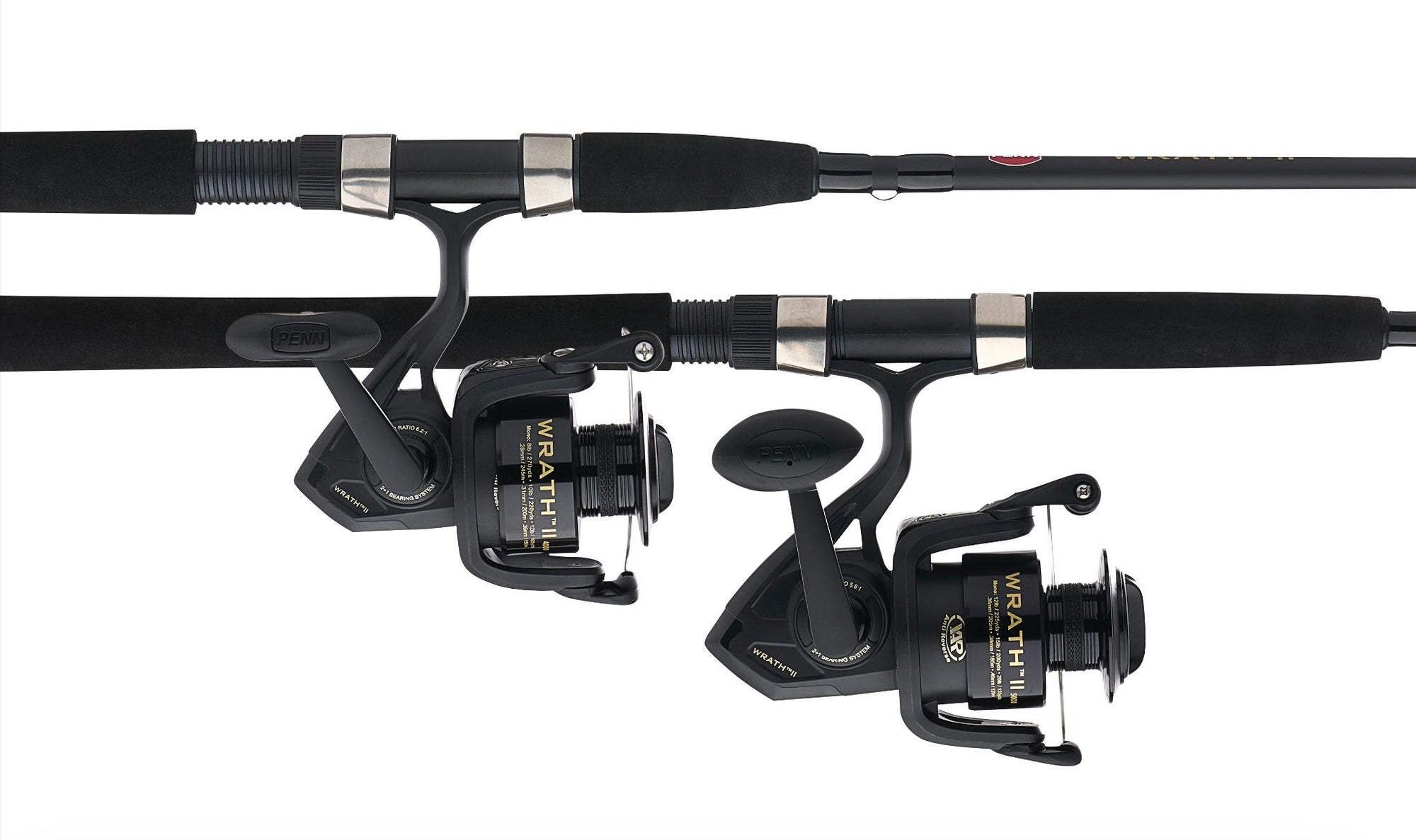 Penn Wrath II 8000 with 10' H 2-Piece Rod Combo - WRTHII8000102H from PENN  - CHAOS Fishing