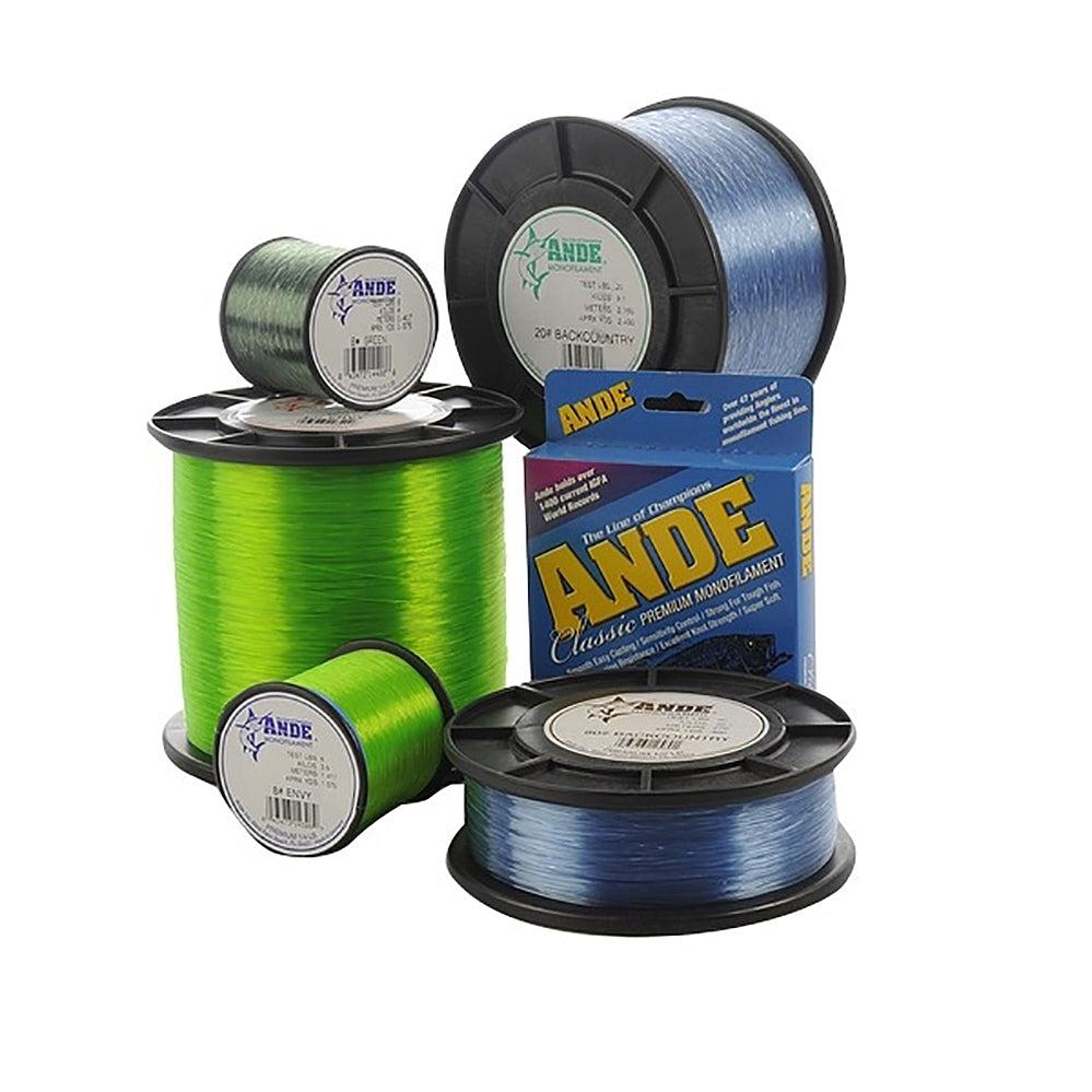 Ande Premium Monofilament Line 1/4 lb. Spool - 40-Lb. - Clear