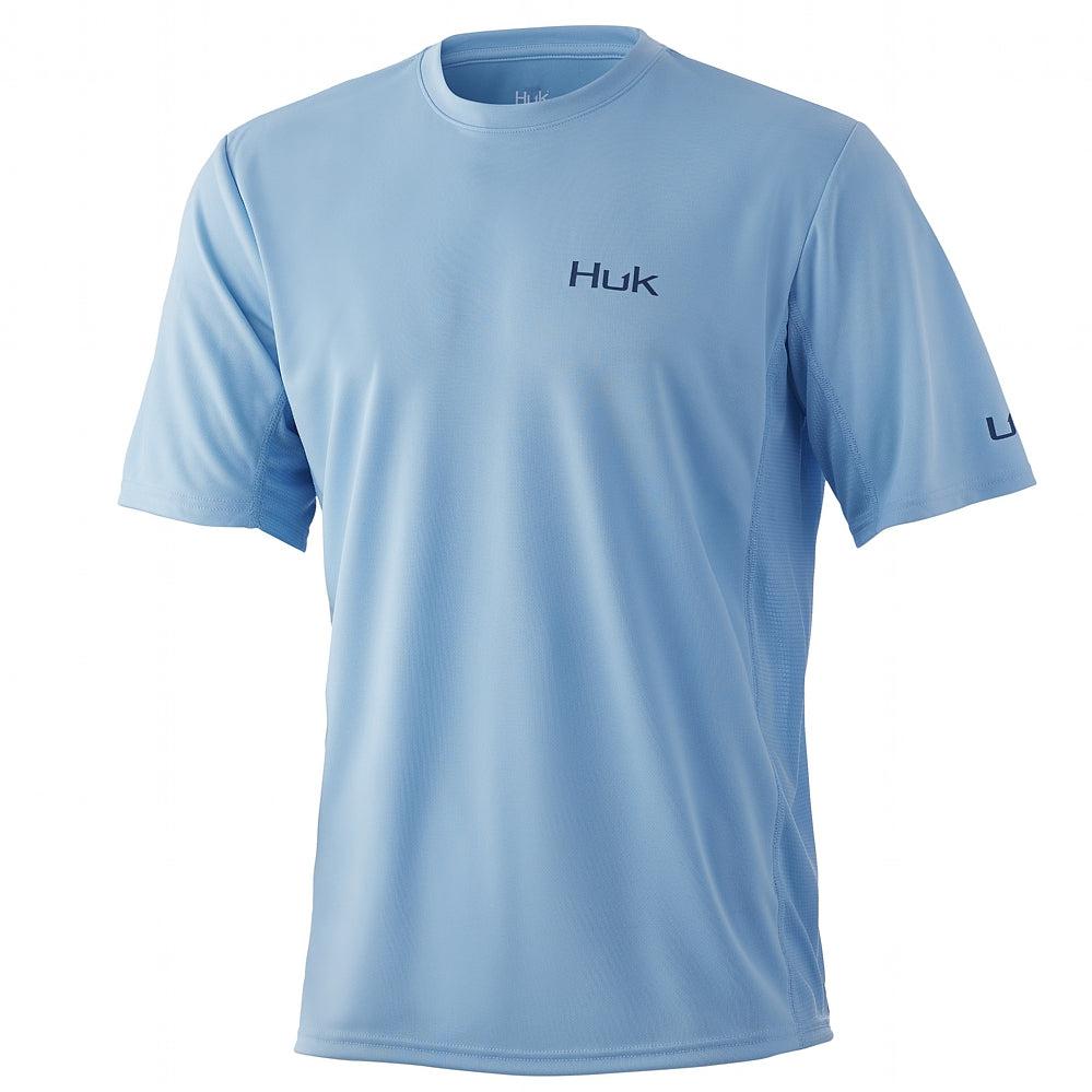 Huk Tide Point Solid Short Sleeve Shirt from HUK - CHAOS Fishing