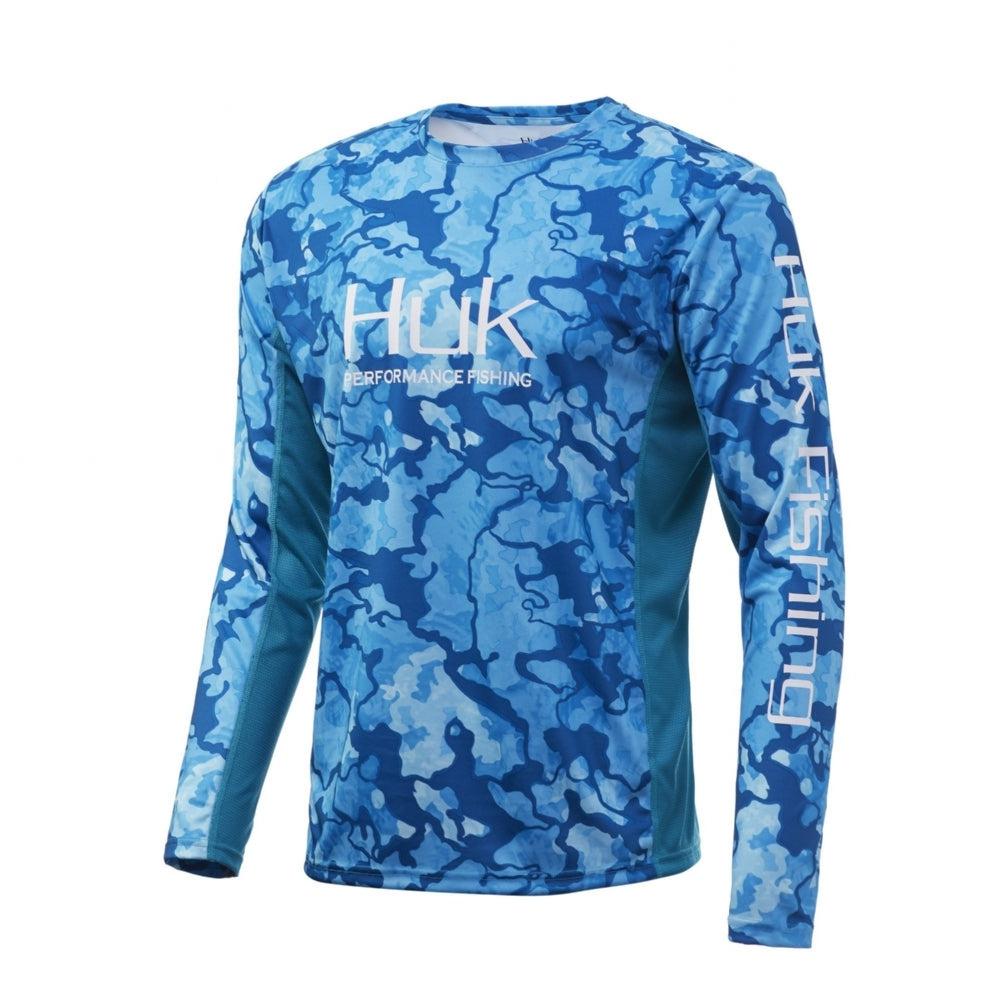 HUK Icon X KC Refraction Camo Fade Long Sleeve T-Shirt from HUK