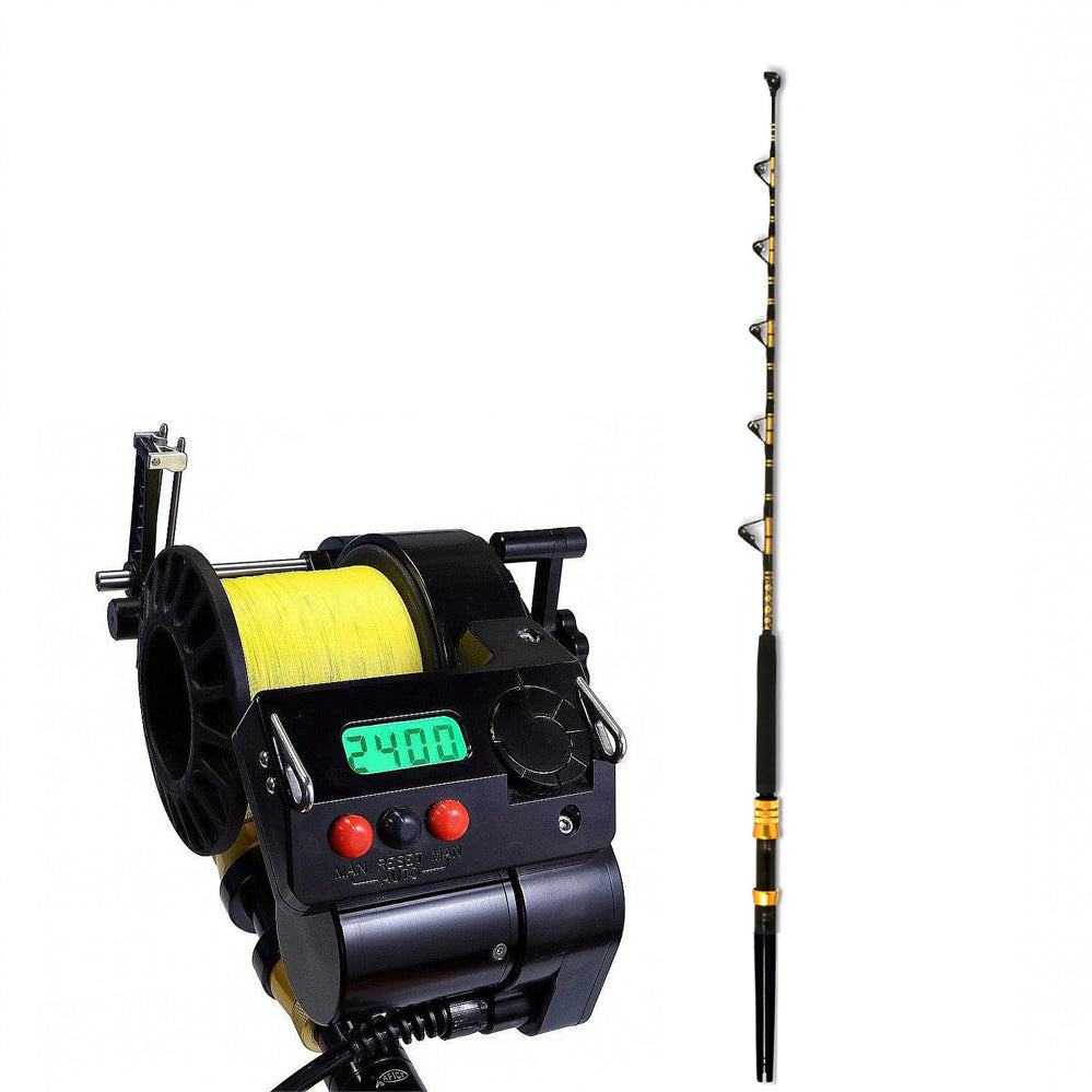 Lindgren-Pitman S2-1200 Electric Reel with Chaos SW 80-100 Curve Rod and  Diamond Braid 8X Combo from LINDGREN-PITMAN/CHAOS - CHAOS Fishing