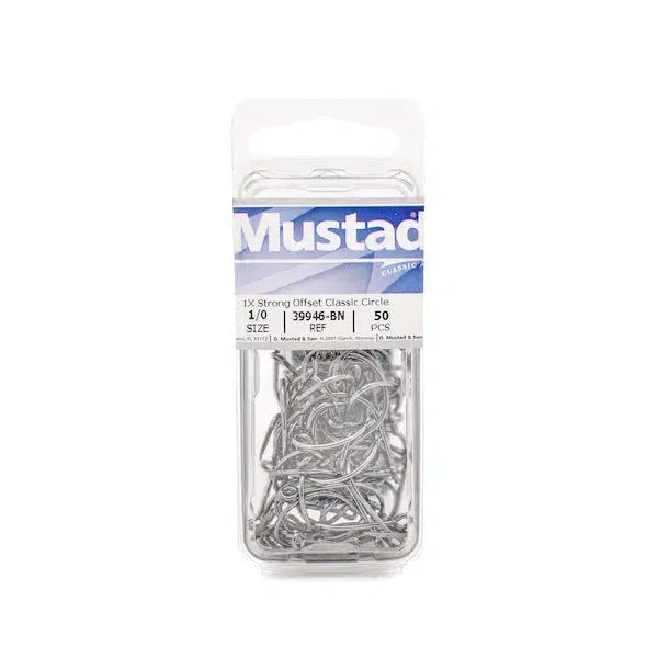 Mustad 39941NP-BN 2X Strong Demon Offset Circle Hook from MUSTAD