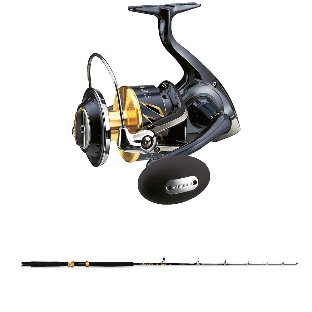 Shimano STELLA SW C 20000 PGC with Shimano STELLA SW C 20000 PGC with CHAOS  SPC 20-40 7FT Gold Rod Combo from SHIMANO - CHAOS Fishing