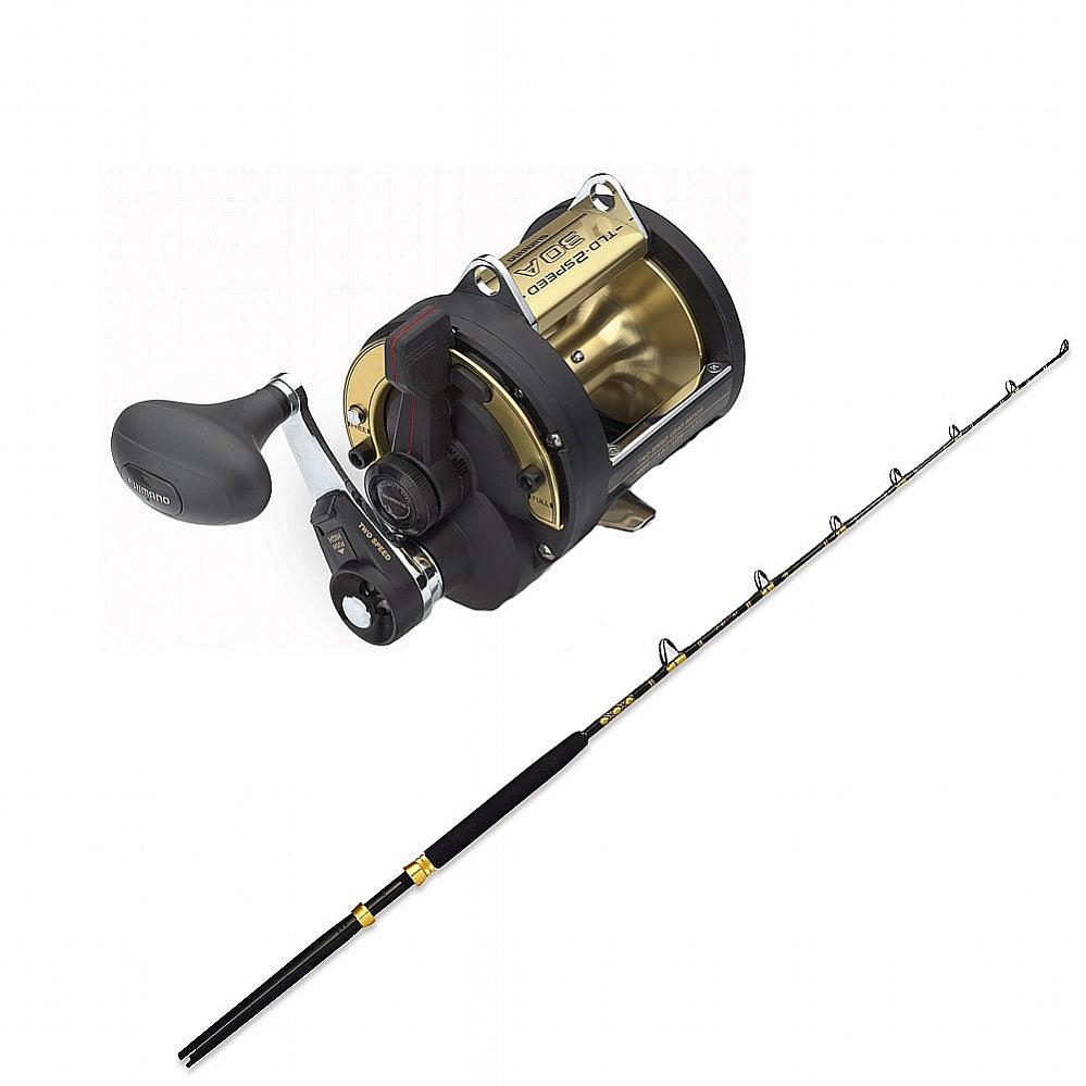 Shimano TIAGRA 50A TROLLING REEL 2 SPD with STA 50-100 6' CHAOS