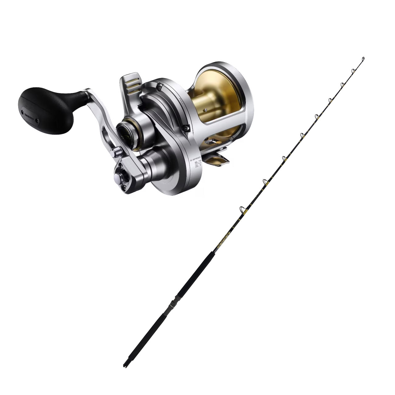 Shimano SpeedMaster II 12SPM with KC 15-30 7'0 Composite CHAOS Gold Combo  from SHIMANO/CHAOS - CHAOS Fishing