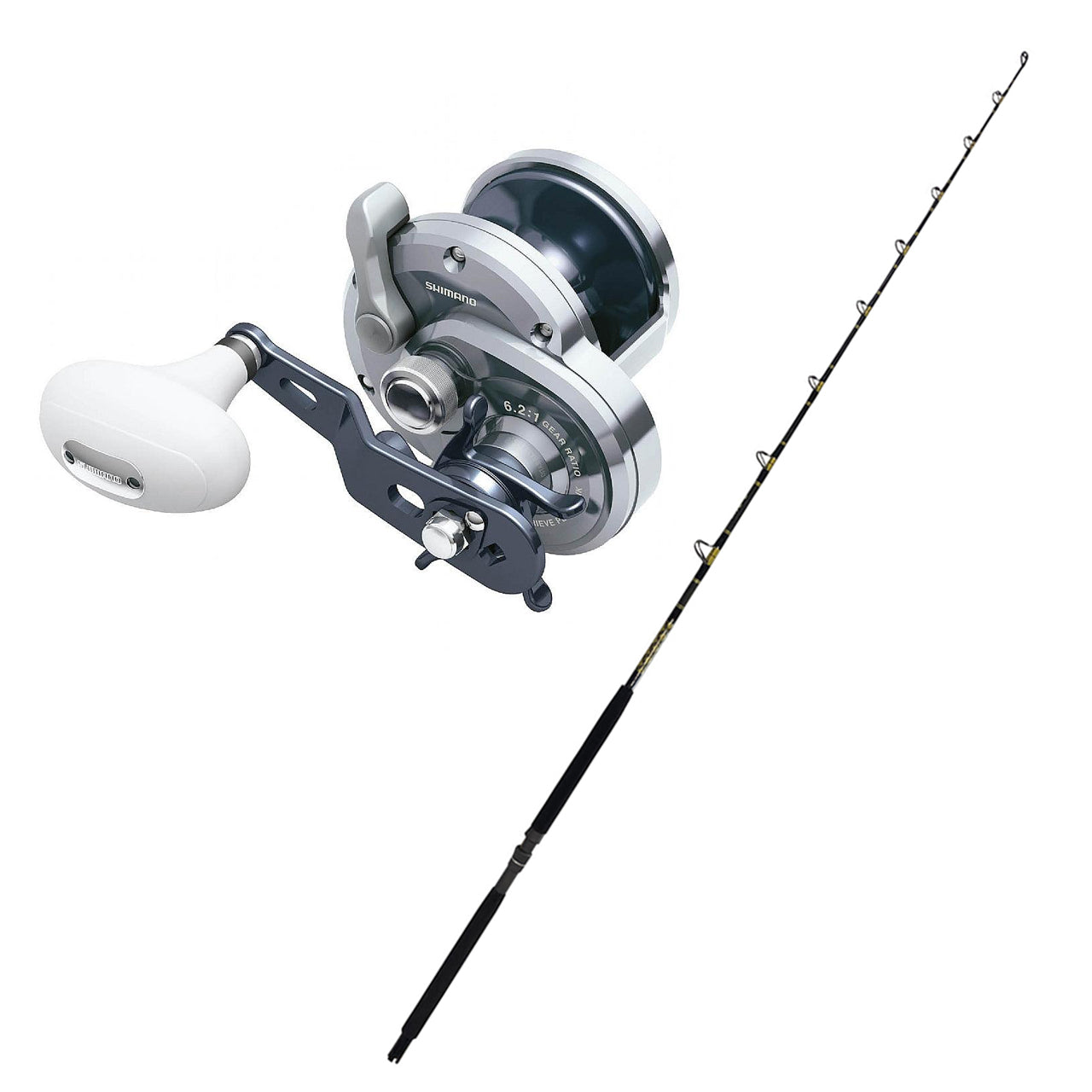 Shimano TRINIDAD 12A REEL with KC 10-25 6'6 Composite CHAOS Gold Combo  from SHIMANO/CHAOS - CHAOS Fishing