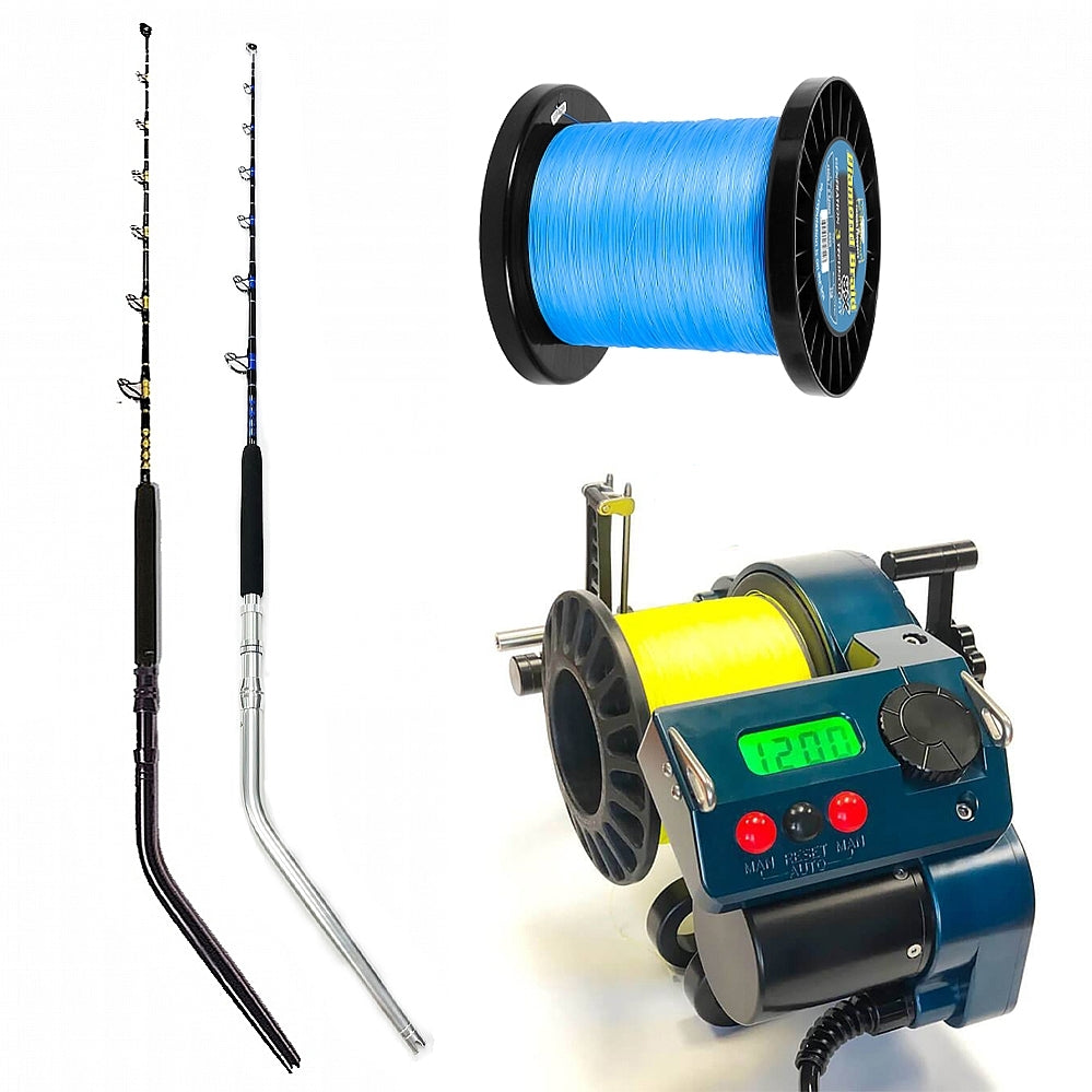 Lindgren-Pitman S2-1200 Electric Reel with Chaos SW 80-100 Curve Rod and  Diamond Braid 8X Combo from LINDGREN-PITMAN/CHAOS - CHAOS Fishing