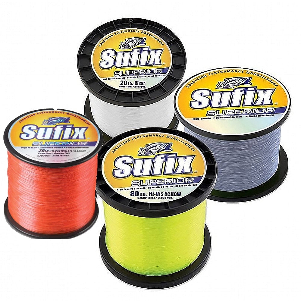 SUFIX Superior Monofilament 1LB Spool - CHAOS Fishing