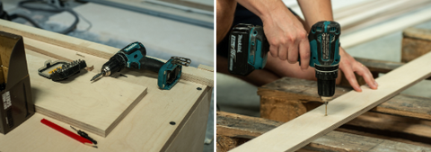 Woodwork building at The Fermentery for REAL Sparkling Tea