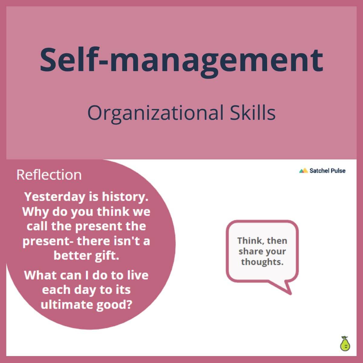 Organizational skills 5: The value of time - SEL Lesson