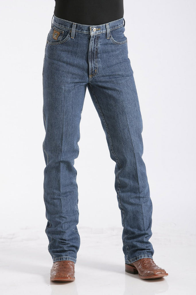 Cinch Mens Slim Fit Bronze Label Jeans-Dark Stonewash-MB90532002 ...