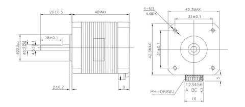 3D skrivare motor