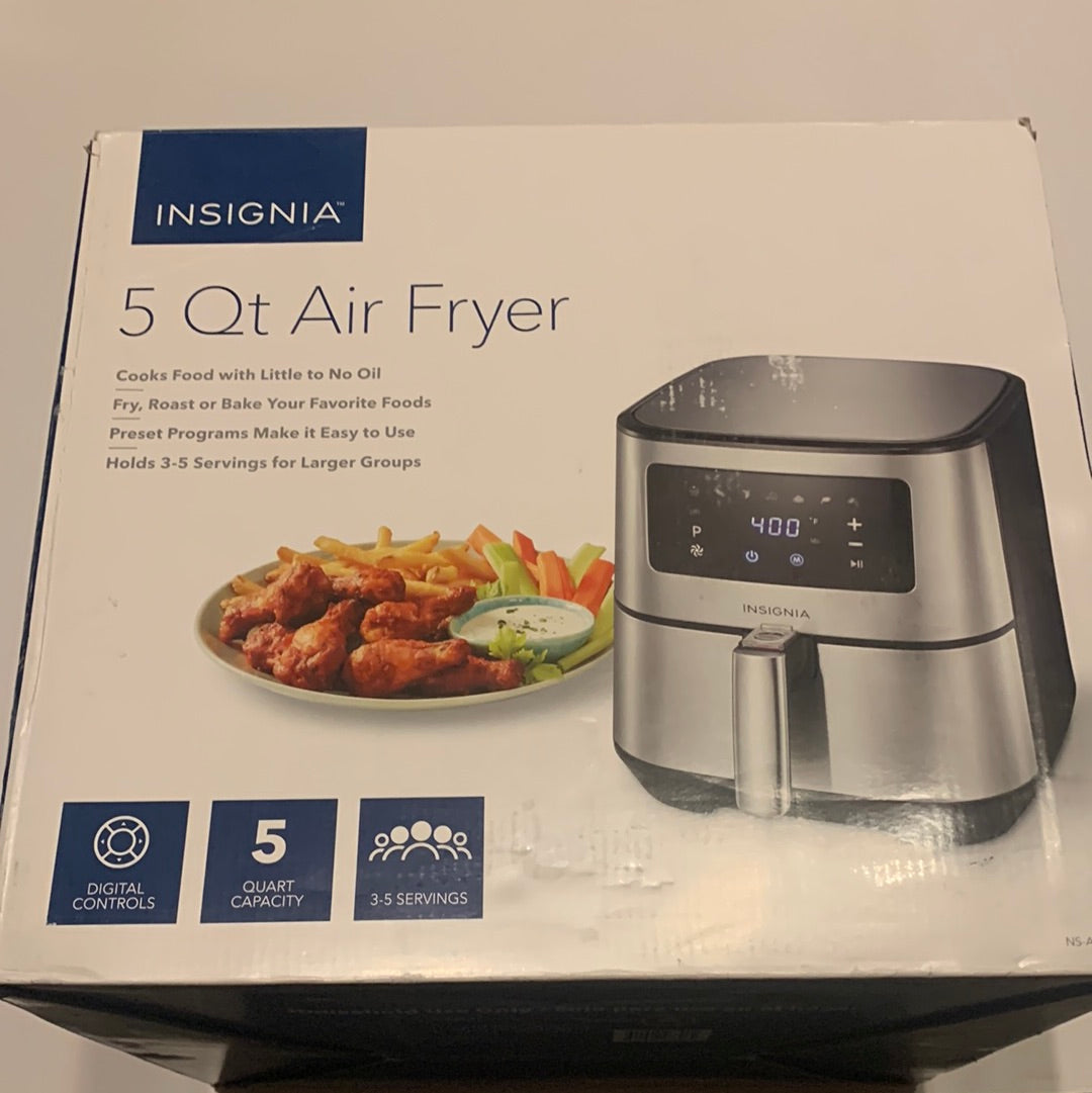 Insignia 5 Qt Digital Air Fryer Stainless Steel Branzoe Retail Outlet   Image 9fc408b0 713f 4545 A526 D1f12f445729 