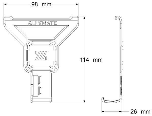 Allymate Grip Specifications