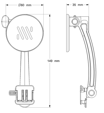 Phone Mount Technical Drawing