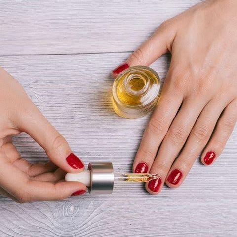 Castor oil for nail and cuticle care