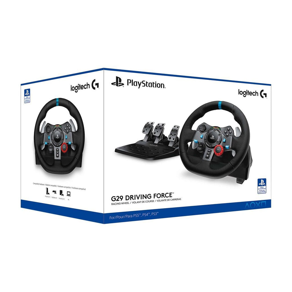 Logitech G29 Driving Force Race Steering Wheel Ps4 | Ps5 | PC