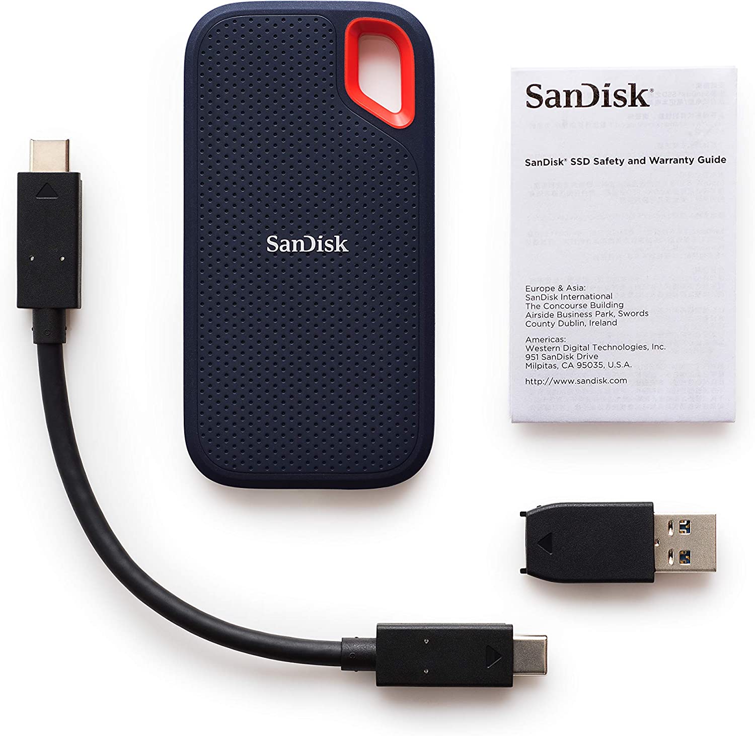 SanDisk 1TB | 2TB Extreme Portable SSD - Up to 1050MB/s - USB 3 – Game Bros LB