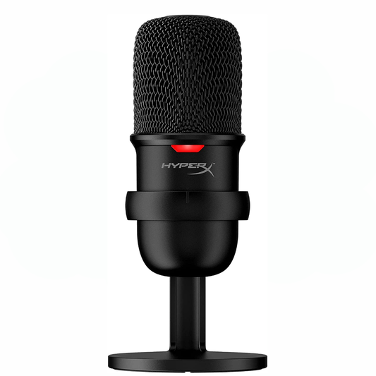 HyperX QuadCast - USB Condenser Gaming Microphone, for PC, PS4, PS5 and  Mac, Anti-Vibration Shock Mount, Four Polar Patterns, Pop Filter, Gain