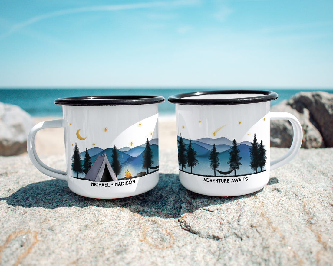 Coffee Mug, Coffee Cup, Mugs, Camping Mug, Adventure Awaits, Cute Mugs,  Ember Co