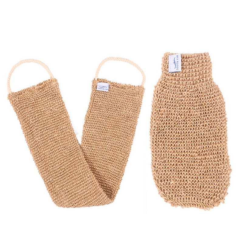 1Pcs Ramie Jute Bath Glove Towel Body Scrub Gloves Bath Shower Sauna S –  Juticious