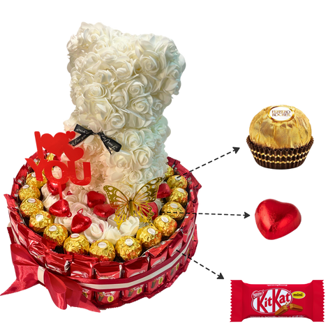 ChocoLove Circle - Rosy Edition Kitkat,Ferrero Rocher