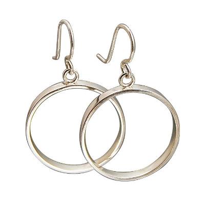 Emma Gold Hoop Earrings – Thick Chunky Hoop Earrings