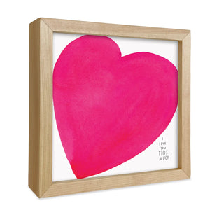 Squeezed Heart Little Print | Framed Art Print - Vivid Hue Home