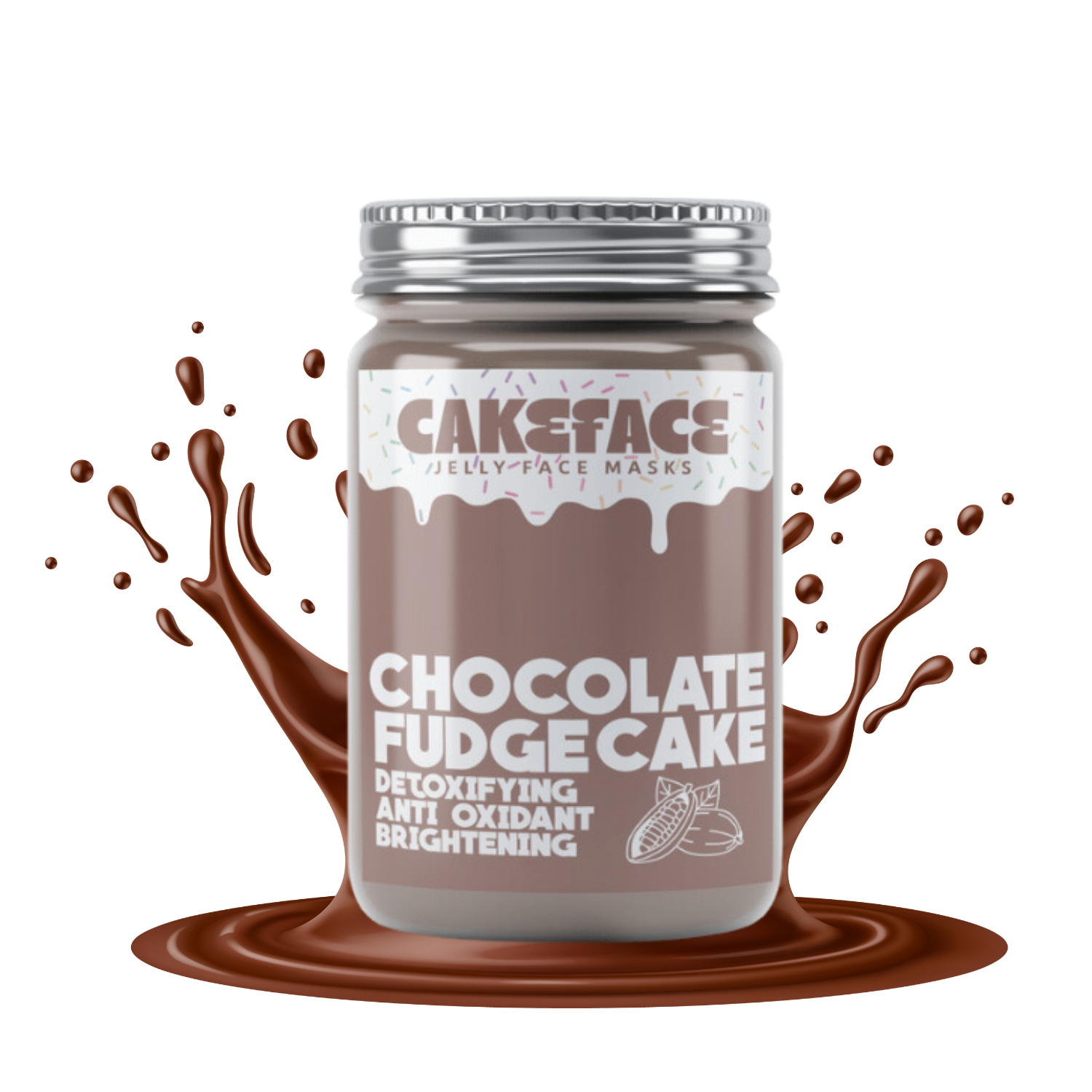 Chocolate Fudge Cake Jelly Face Mask - Cake Face Beauty product image