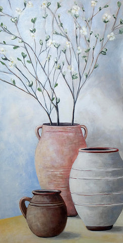 Painting by Angeline Collier titled Home Vase